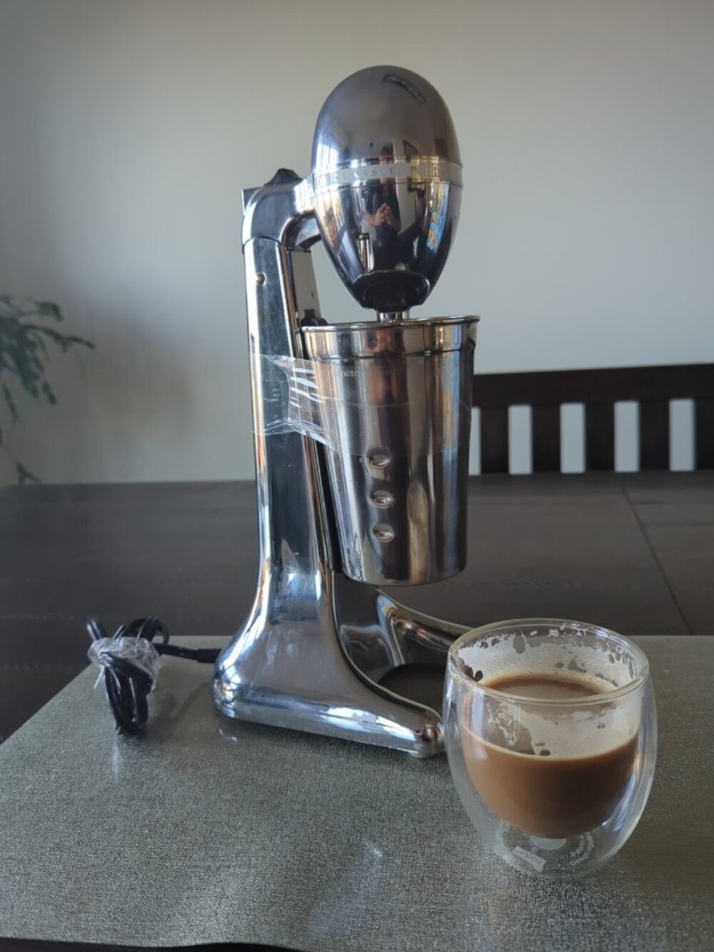Hamilton Beach 730C Drink Master Classic Chrome Milkshake Machine Mixer Malt-VG